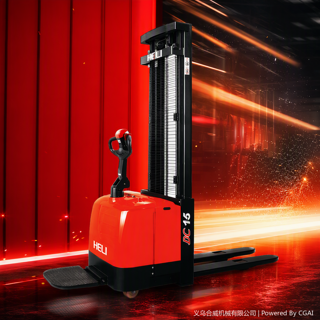 Manual hydraulic stacker handling equipment and warehousing logistics handling tools enhance the efficiency of goods