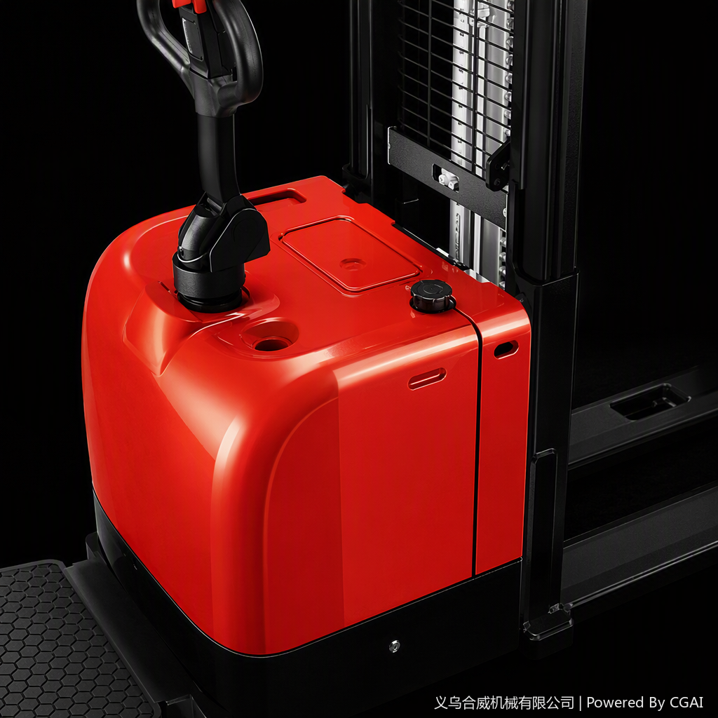 Manual hydraulic stacker handling equipment and warehousing logistics handling tools enhance the efficiency of goods details Picture