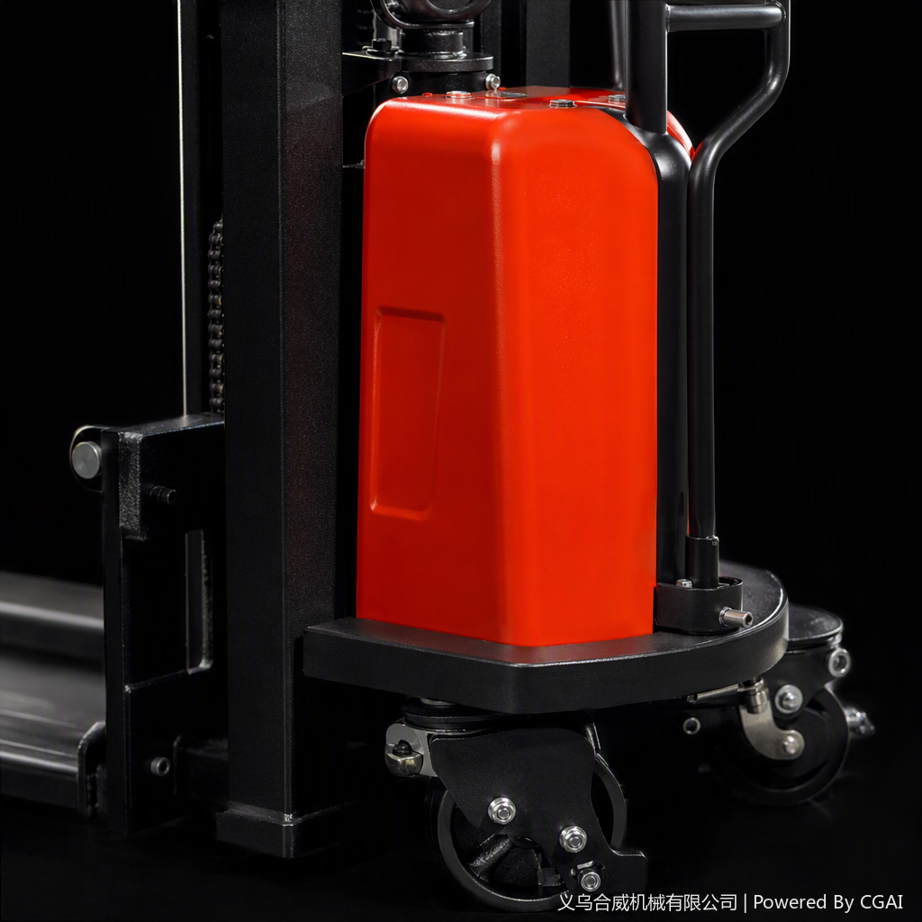 Manual hydraulic stacker handling equipment, warehousing and logistics handling tools, lightweight, durable, suitable for warehouses and factories