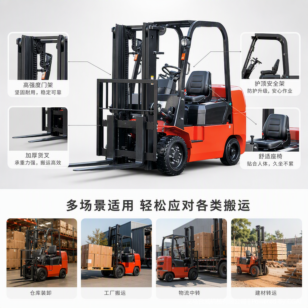 The multi-functional forklift and industrial hardware tools enhance work efficiency and are durable and corrosion-resistant details Picture