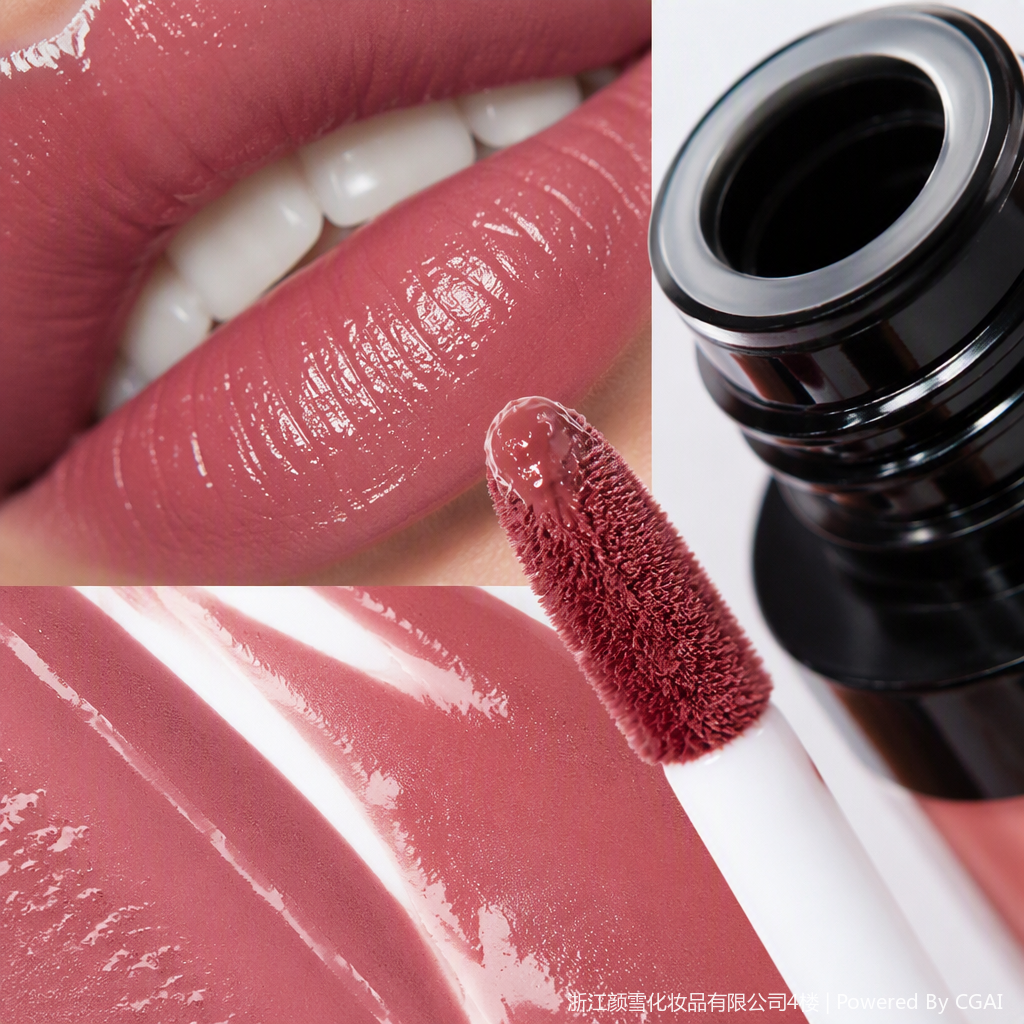 Long-lasting hydrating lip gloss is moisturizing, lustrous and does not fade easily. A liquid lip gloss for women Specification image