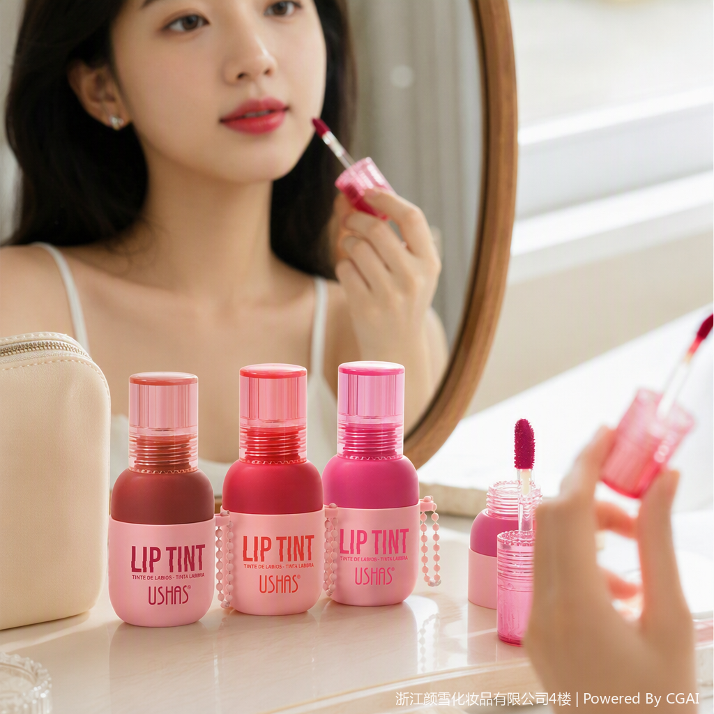 Agua de larga duración esmalte de labios hidratante hidratante no fácil decoloración brillo maquillaje de labios maquillaje nuevo details Picture