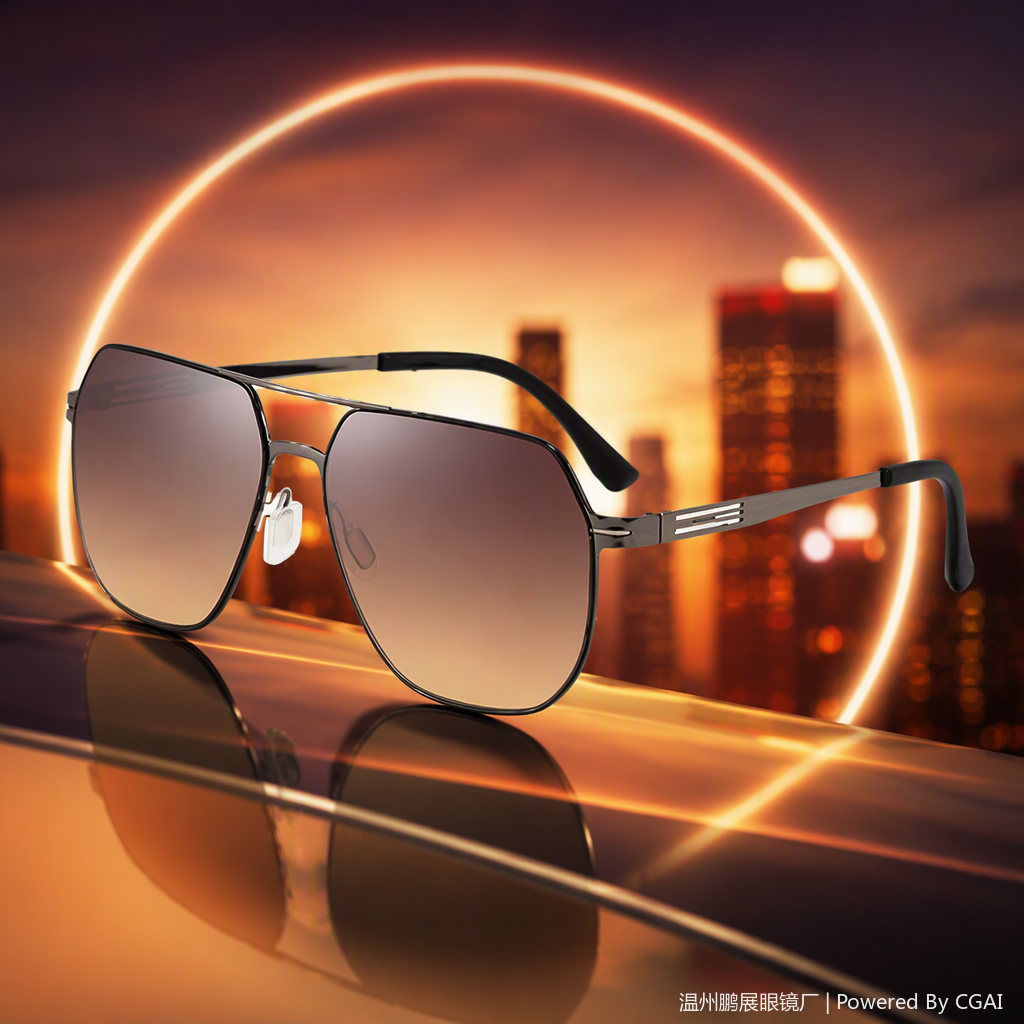 Fashionable sunglasses, polarized sunglasses, UV protection, trendy and casual sunglasses for men and women, essential summer accessories details Picture
