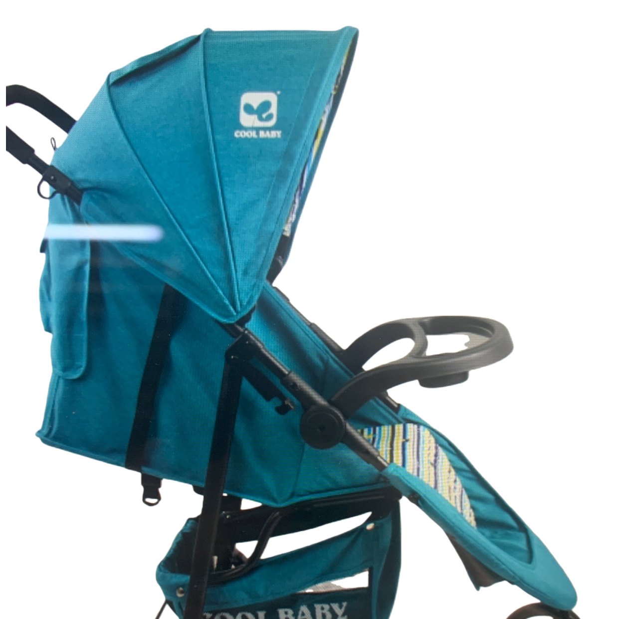 This multi-functional baby stroller is lightweight, foldable, suitable for both lying and sitting. It is a baby stroller with a backrest seat and a baby product Specification image