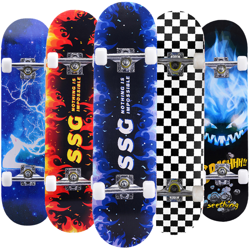 Colorful ice skates, roller skates, skateboards, vitality boards, sports equipment, adult and children's casual sliding shoes, sports shoes Application Scenario