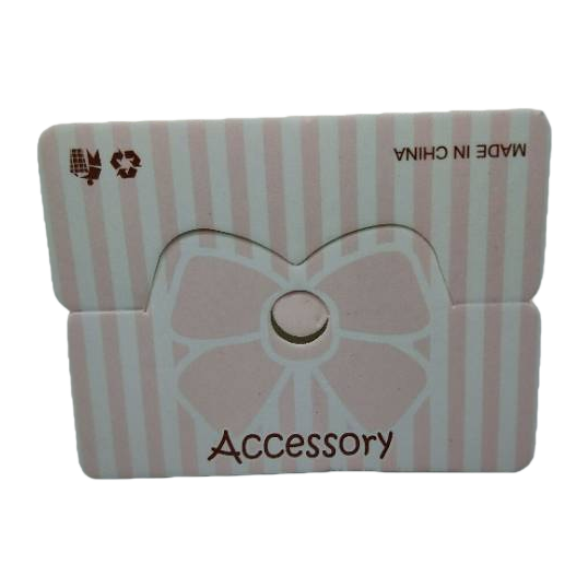 A variety of fashionable accessory items are packaged in cardboard details Picture