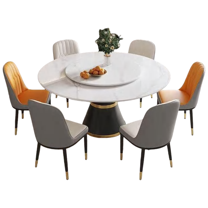 Modern and simple solid wood dining room set, multi-functional dining table and chair set, home dining room furniture set