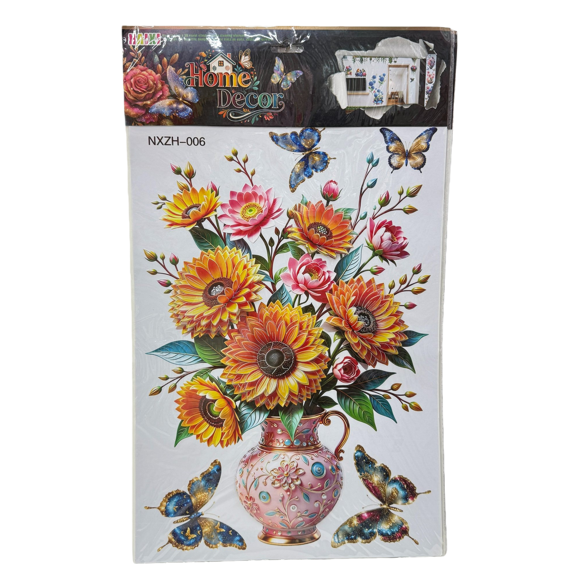 A variety of eco-friendly PVC wall stickers are available for creative home decoration, including living room and bedroom background wall decorative films Specification image