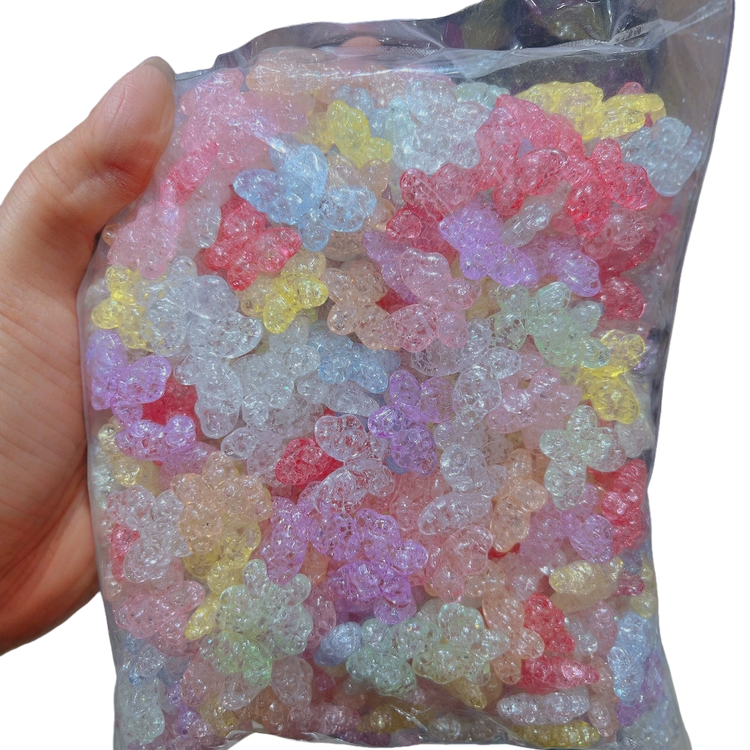 Colorful scattered and beaded handcrafted accessories, fashionable jewelry materials, DIY creative matching decorative items