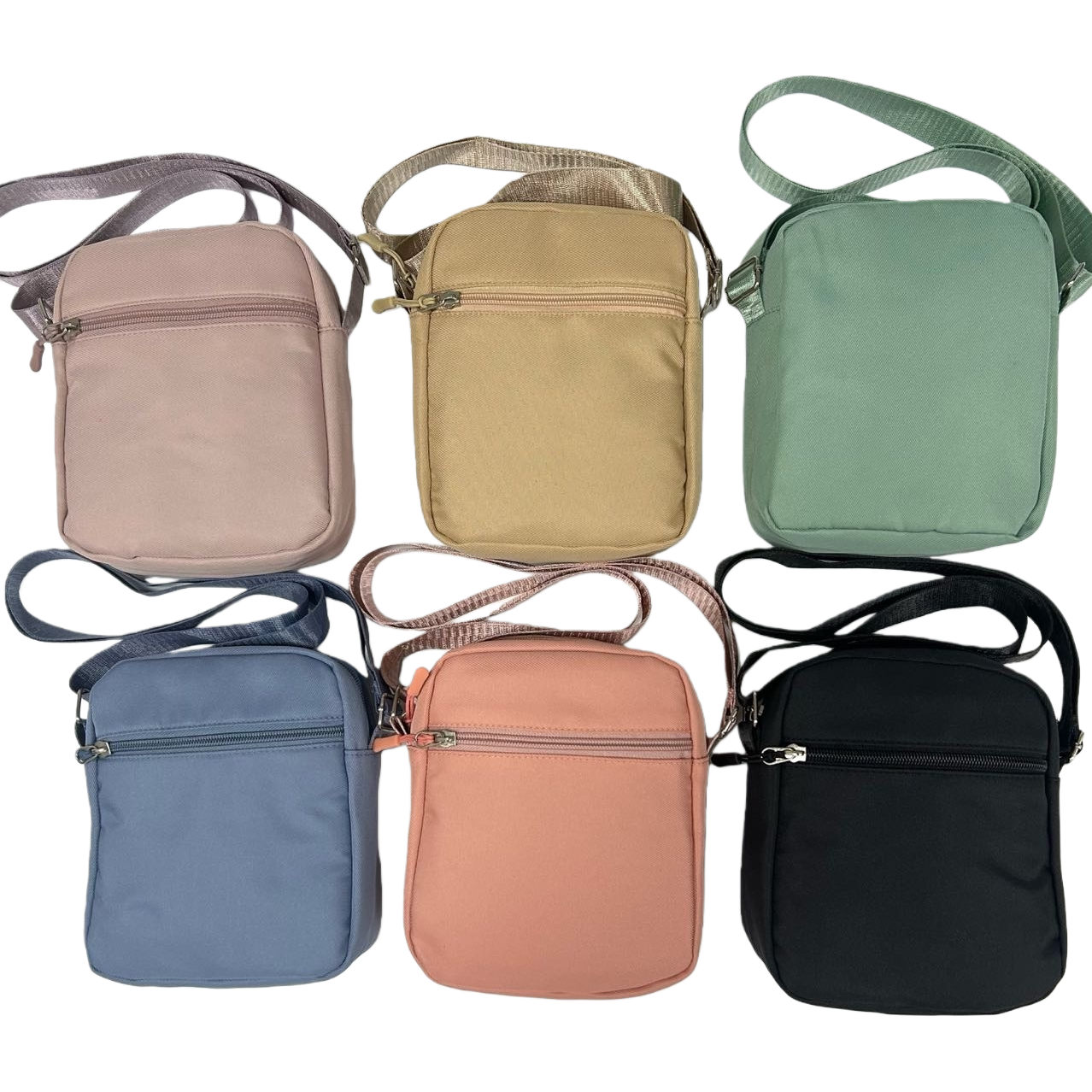 Colorido moda crossbody seis versátil casual ligero tendencia bolsa de mujer un hombro portátil opciones de colores múltiples Item Picture