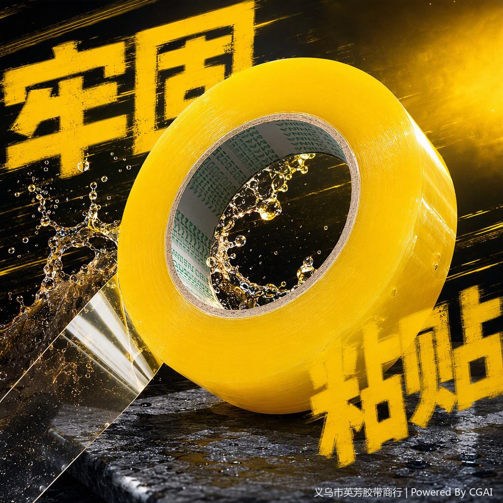 Tear-resistant transparent sealing tape, express packaging packing tape, logistics sealing thickened, durable for 50 meters Specification image