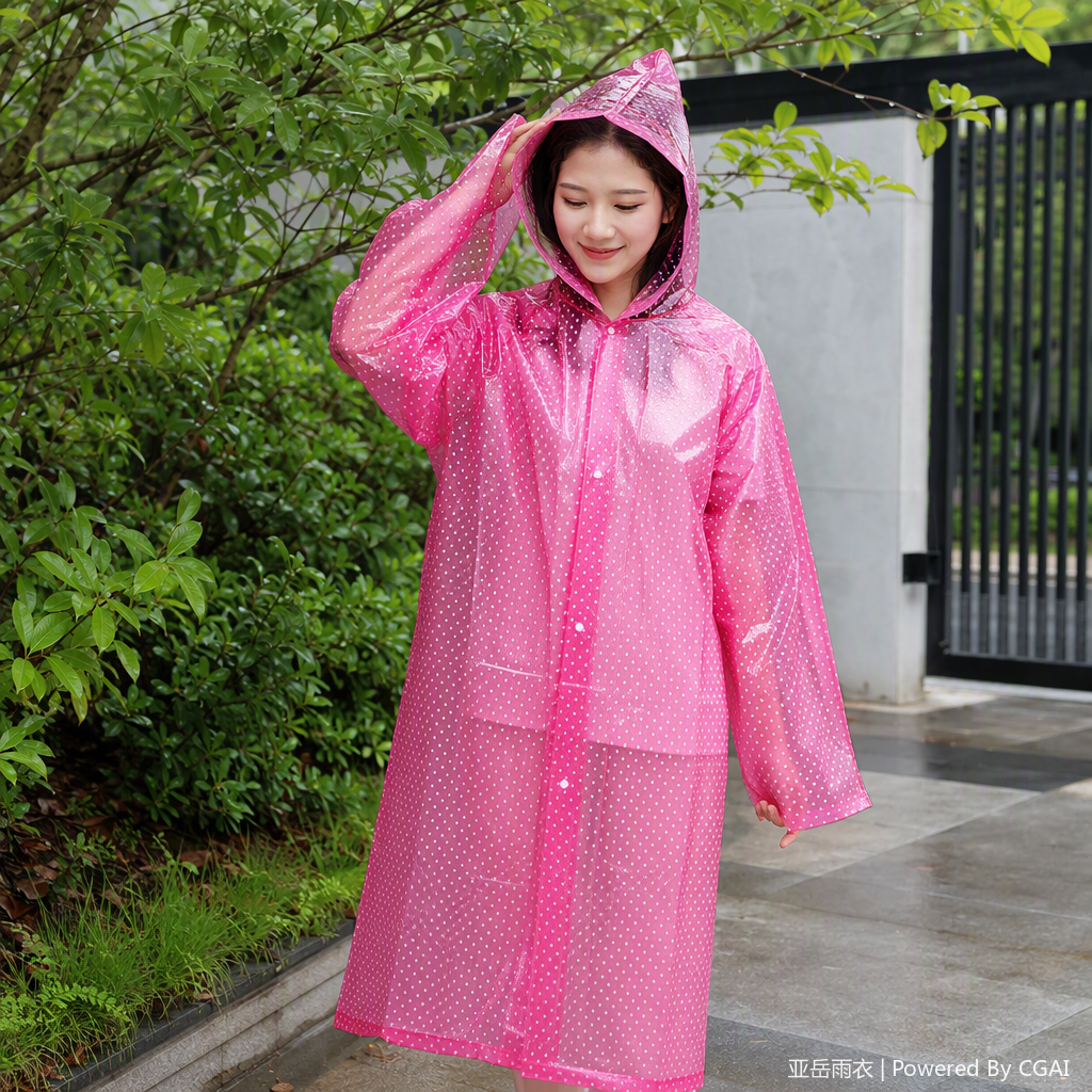 户外防雨连体雨衣遮阳挡风防风防雨工具多功能便携雨披成人儿童适用细节图