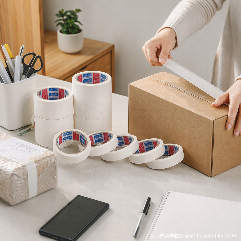 High-strength packaging tape for logistics packaging, tear-resistant and wear-resistant sealing tape, 50 meters thick and durable Specification image