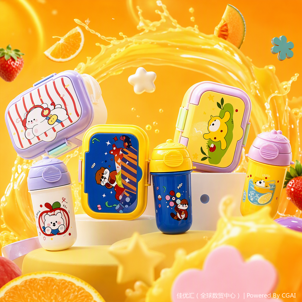 Multi-functional sealed and fresh-keeping lunch box, portable plastic lunch box, household with lid, student lunch box, plastic tableware Item Picture