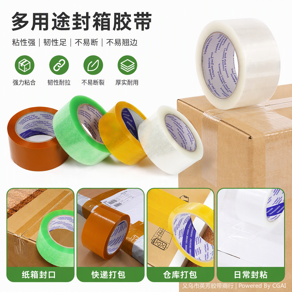 Multi-functional office cultural binding adhesive desktop supplies, office tape, strong transparent portable office supplies