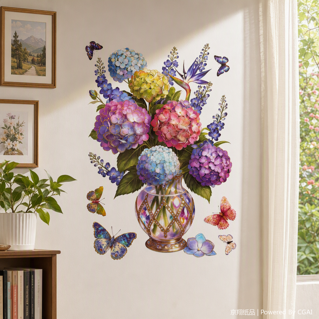 Creative and personalized wall decoration stickers, simple and modern home decoration stickers, wall stickers, wall stickers, decorative items Application Scenario