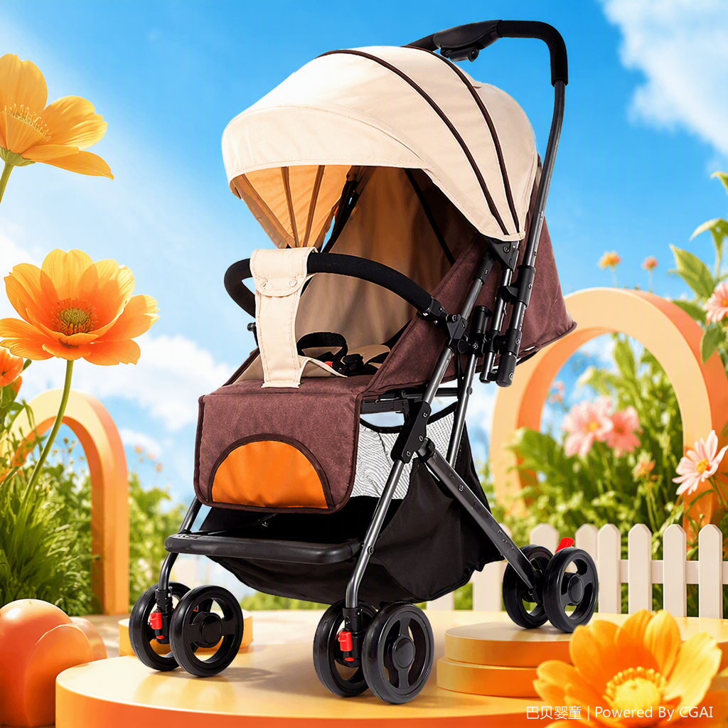 Multi-functional baby stroller, lightweight folding infant stroller, baby seat, baby stroller, stroller products details Picture