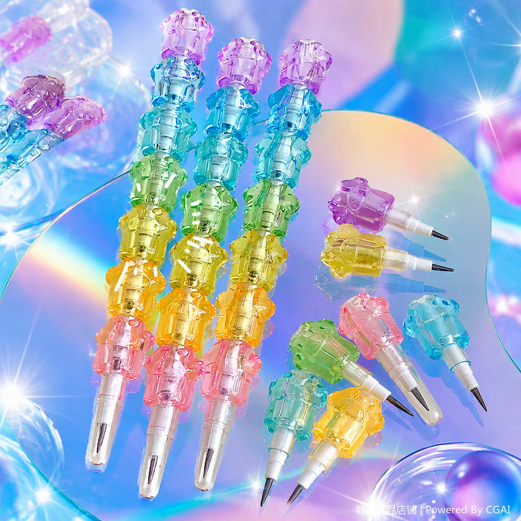 Colorful Creative Activity Pencil Student Drawing and Writing Practice Pencil Stationery set details Picture