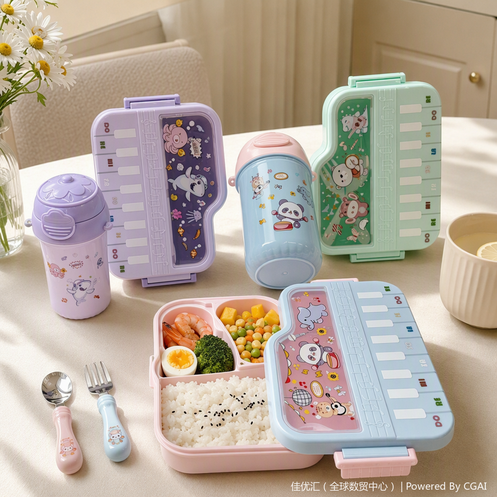 Multi-functional sealed food preservation box, portable lunch box, household plastic lunch box with lid, heat-resistant large-capacity storage box