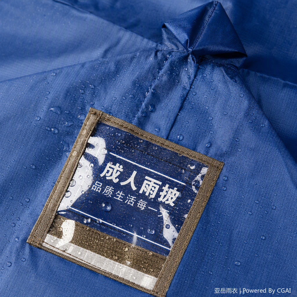 连体雨衣、雨披实物图