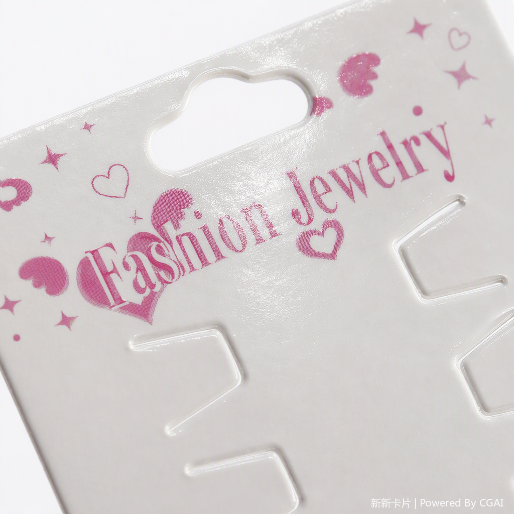High-end gold-embossed earrings, earrings, rings, display boards, necklaces, cards, jewelry, accessories, packaging cardstock, wholesale in stock Specification image