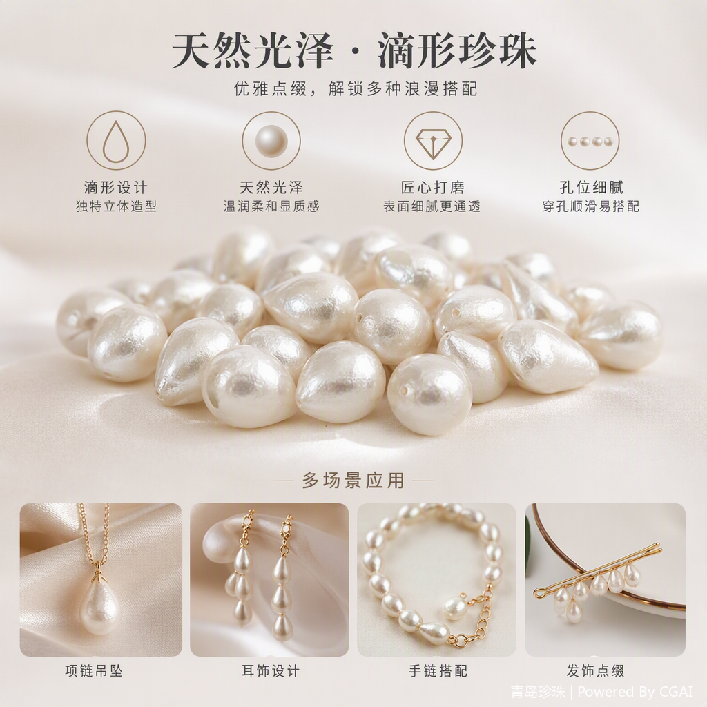 Multi-color dispersion beads, handcrafted DIY accessories, jewelry materials, decorative accessories for bracelets and necklaces, multi-purpose design details Picture