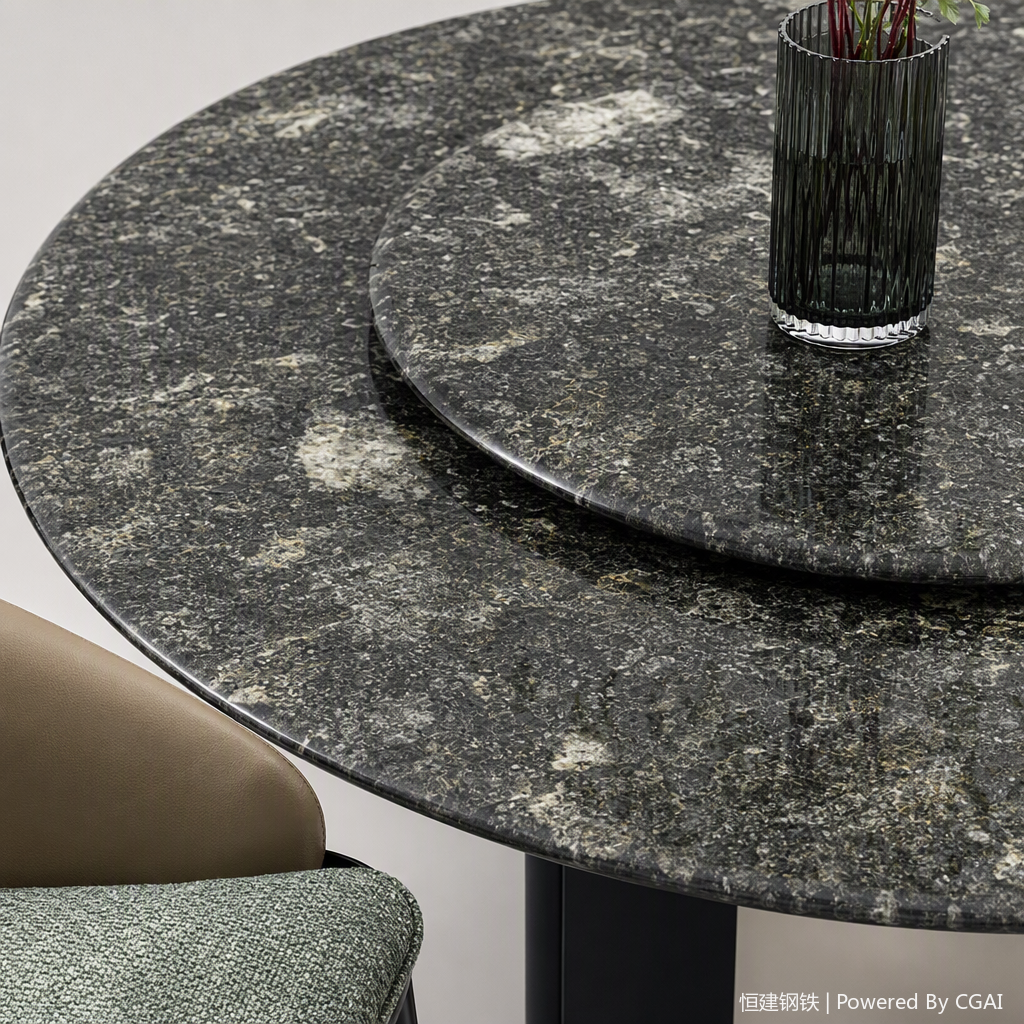 The modern and simple marble coffee table for the living room furniture combination is fashionable, practical and multi-functional, with a strong sense of design Application Scenario