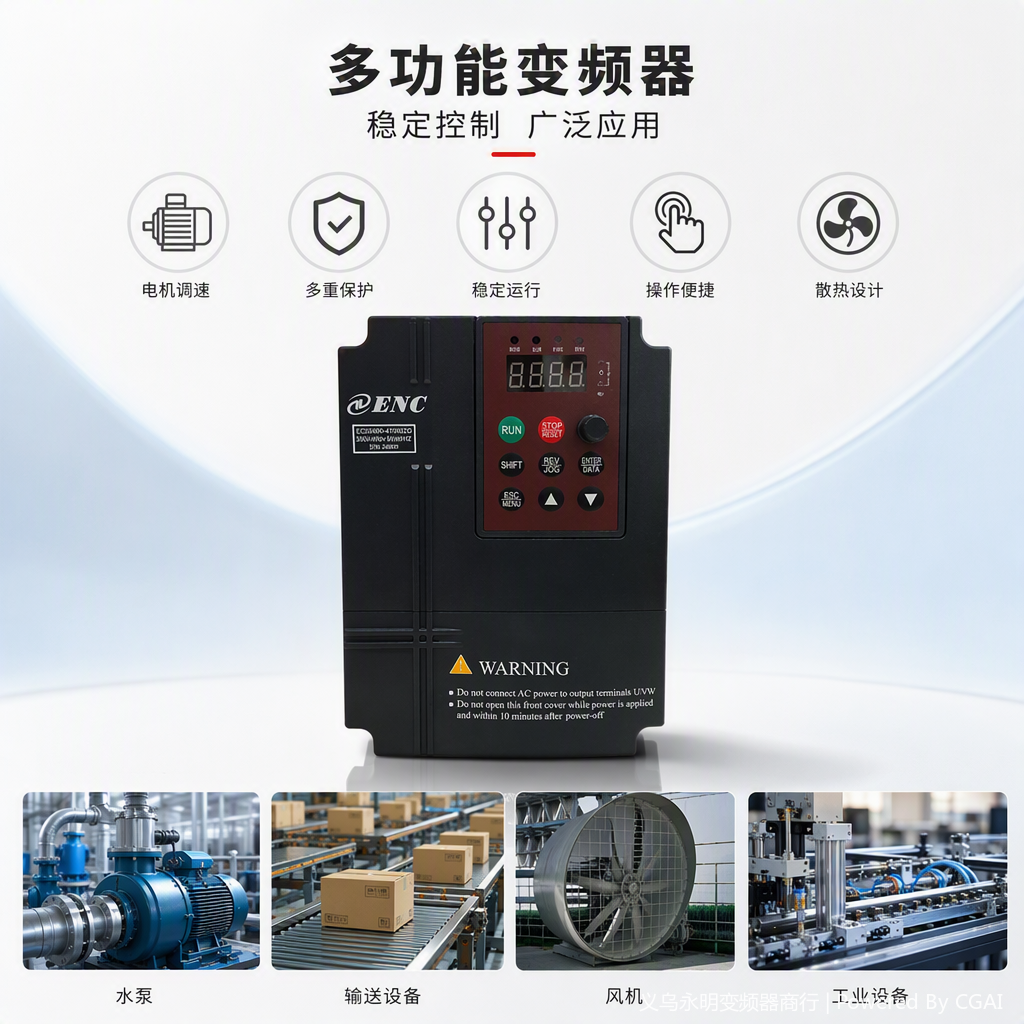 The multi-purpose industrial standard frequency converter electrical speed regulation equipment energy-saving controller is suitable for a wide range of scenarios Item Picture