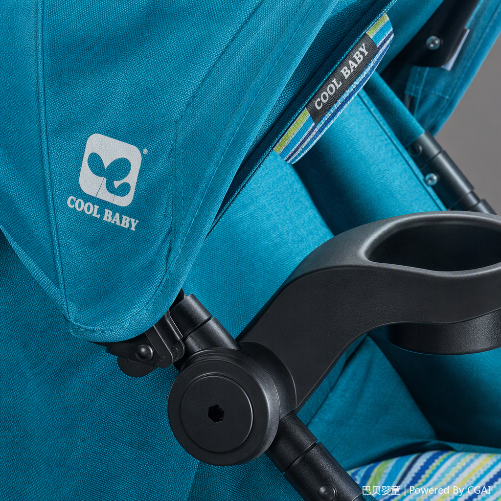 This multi-functional baby stroller is lightweight, foldable, suitable for both lying and sitting. It is a baby stroller with a backrest seat and a baby product details Picture