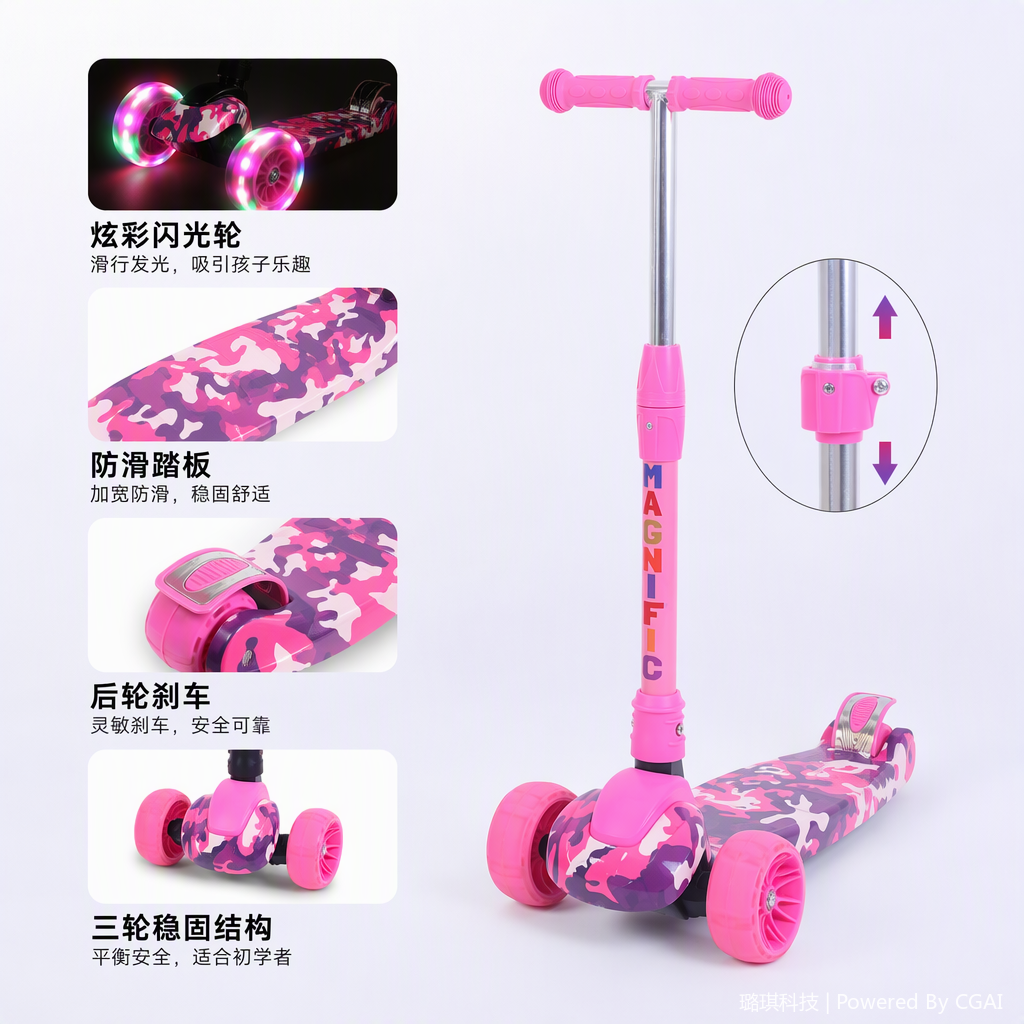 Multi-functional children's scooters, baby strollers, cribs, backrests, seats, multi-purpose children's toys, safe and durable Application Scenario