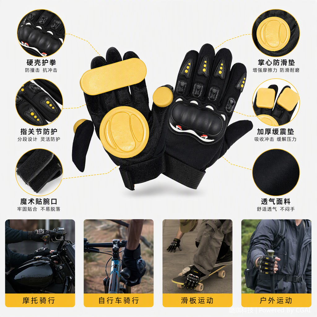 Professional sports hand guards, anti-slip and wear-resistant wrist guards for hand protection, suitable for both men and women