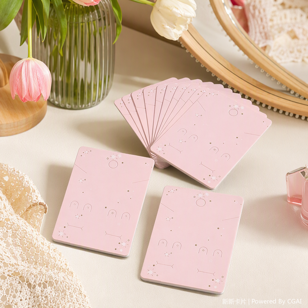 Jewelry cardstock, headwear and earrings cardstock packaging