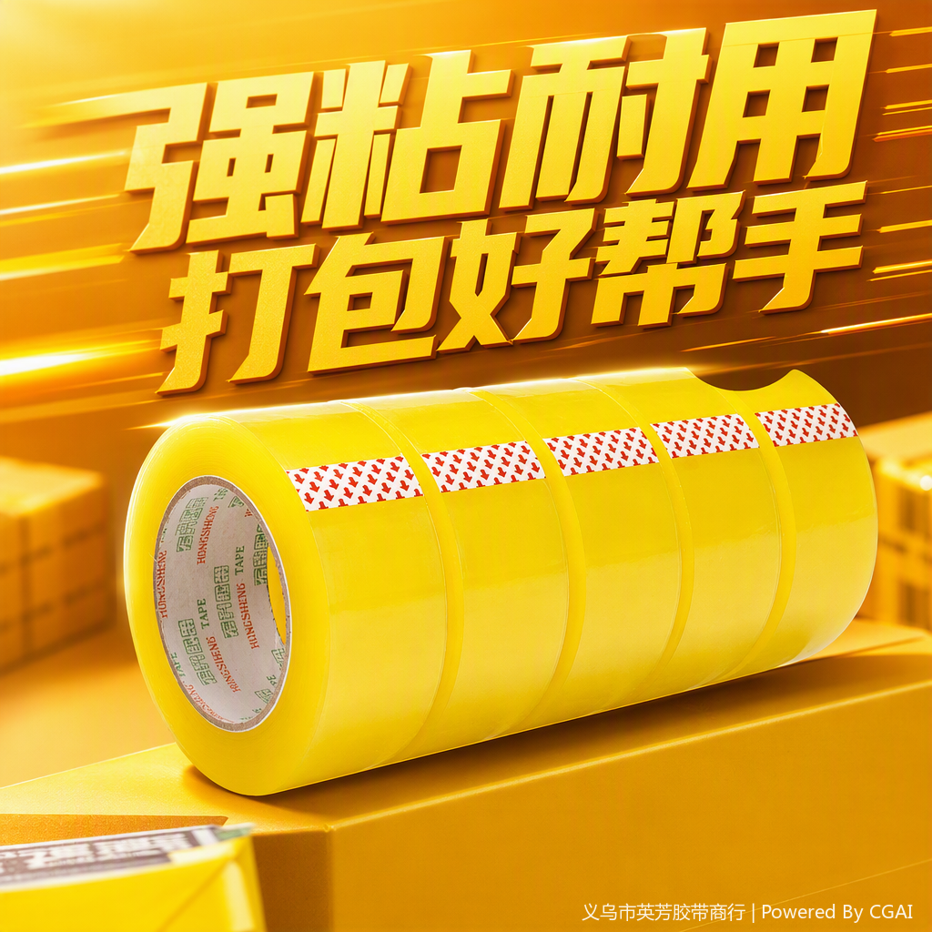 Tear-resistant transparent sealing tape, logistics packaging tape, strong and durable 50-meter package Application Scenario