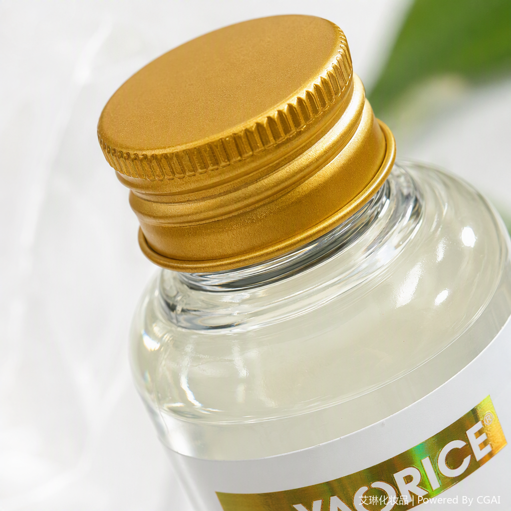 Aceite de coco orgánico de alta calidad botella de vidrio transparente embalaje tapa de oro cuidado de la piel aplicable natural y puro Application Scenario