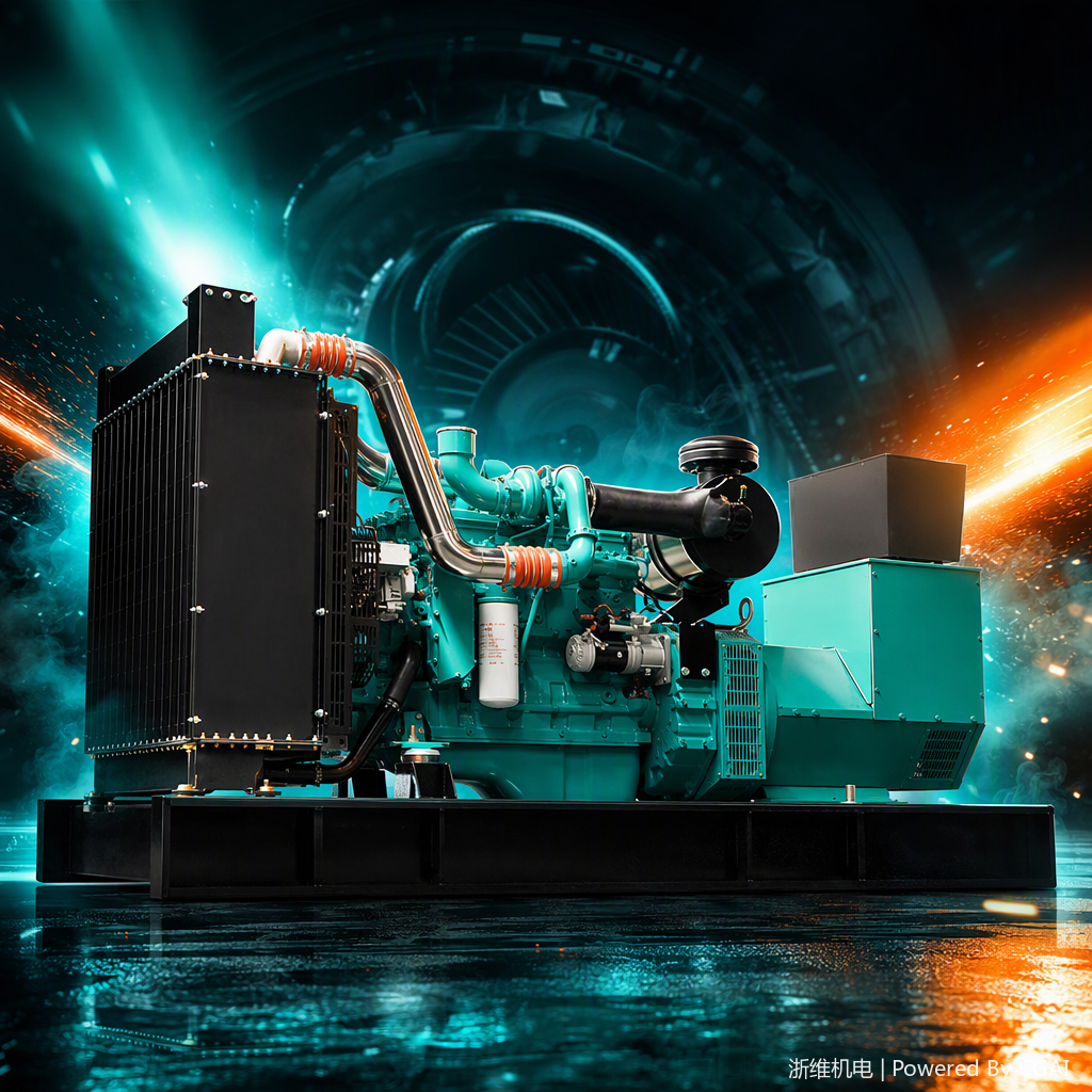 Electrical and electronic generator sets, coal-fired power equipment, and large-scale industrial generator sets operate efficiently and stably Application Scenario