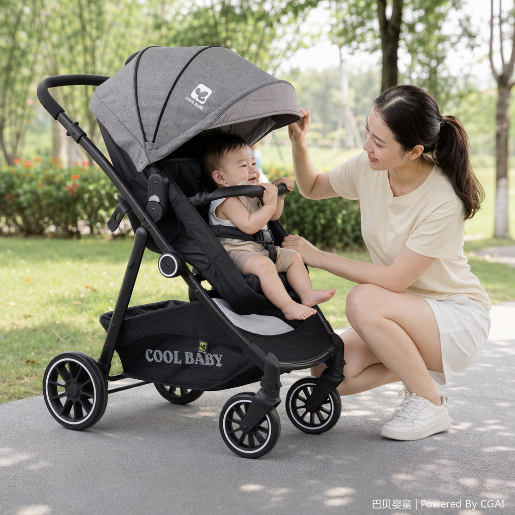 Multi-functional baby stroller, lightweight folding stroller, baby seat, infant stroller products