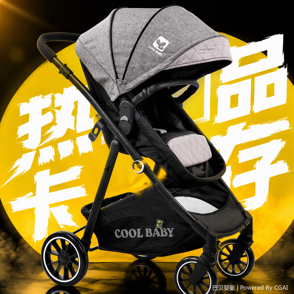 Multi-functional baby stroller, lightweight folding stroller, baby seat, infant stroller products Specification image