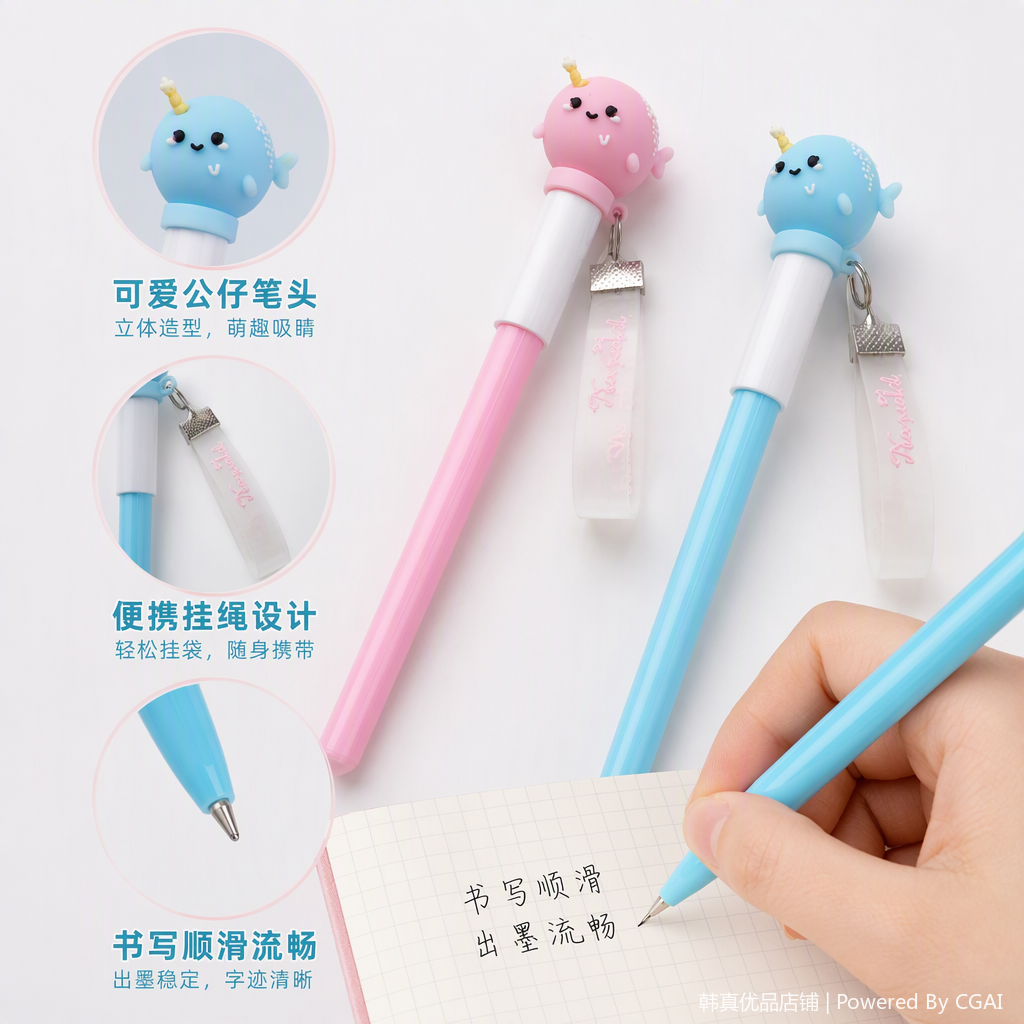 Multi-functional office cultural writing tools, multi-color pens, student office supplies, office stationery, essential for office use Application Scenario