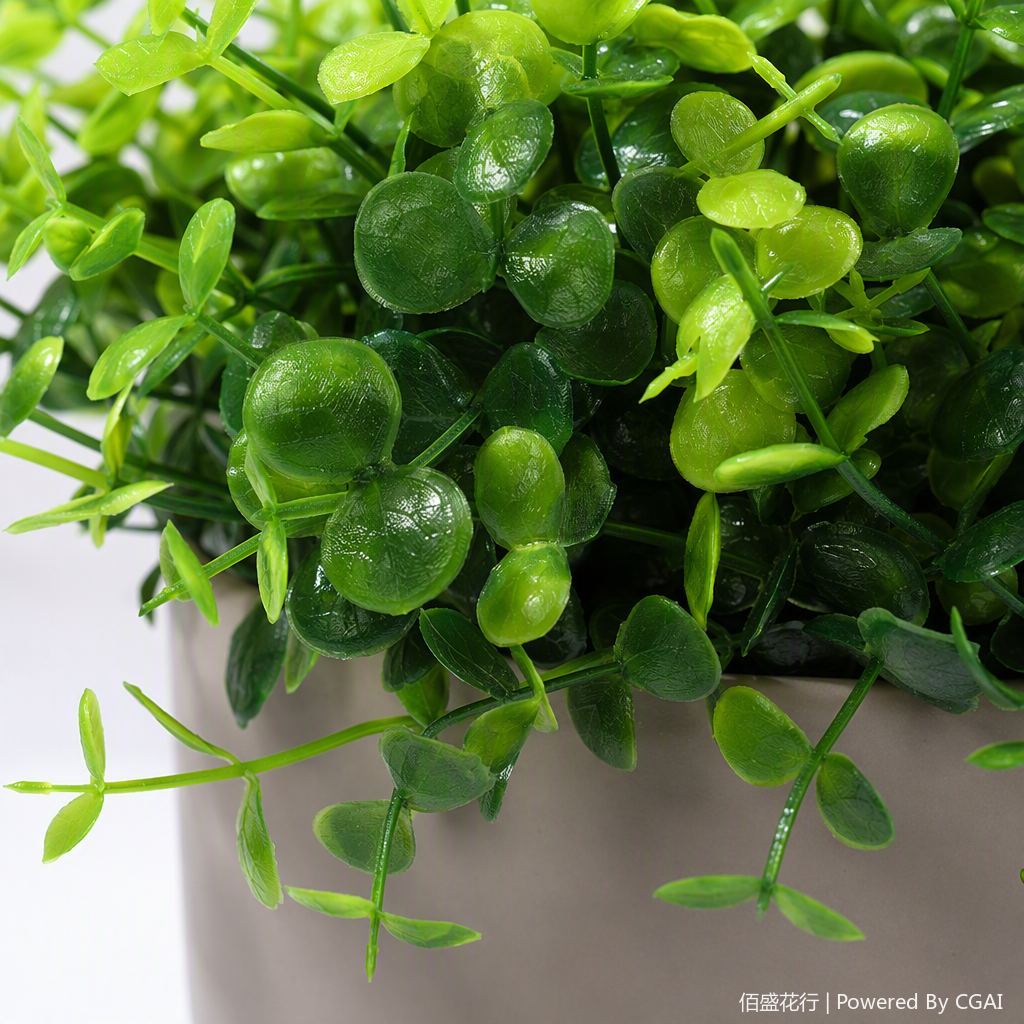 Office space simulation garden potted plant decoration creative green plant ornaments quiet and elegant greening products Application Scenario