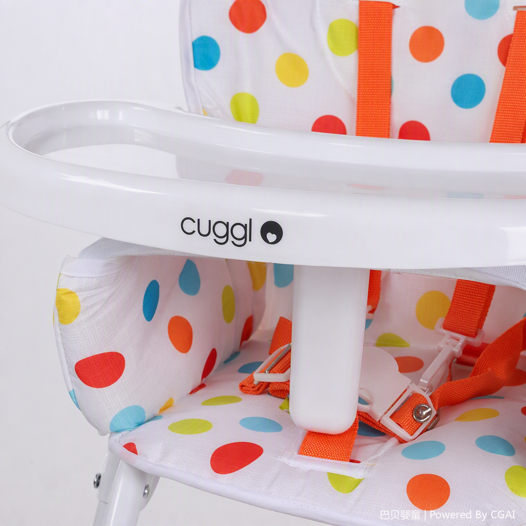 Multi-functional children's high chair, baby seat, adjustable infant stroller, baby bed, and baby carrier supplies set Item Picture