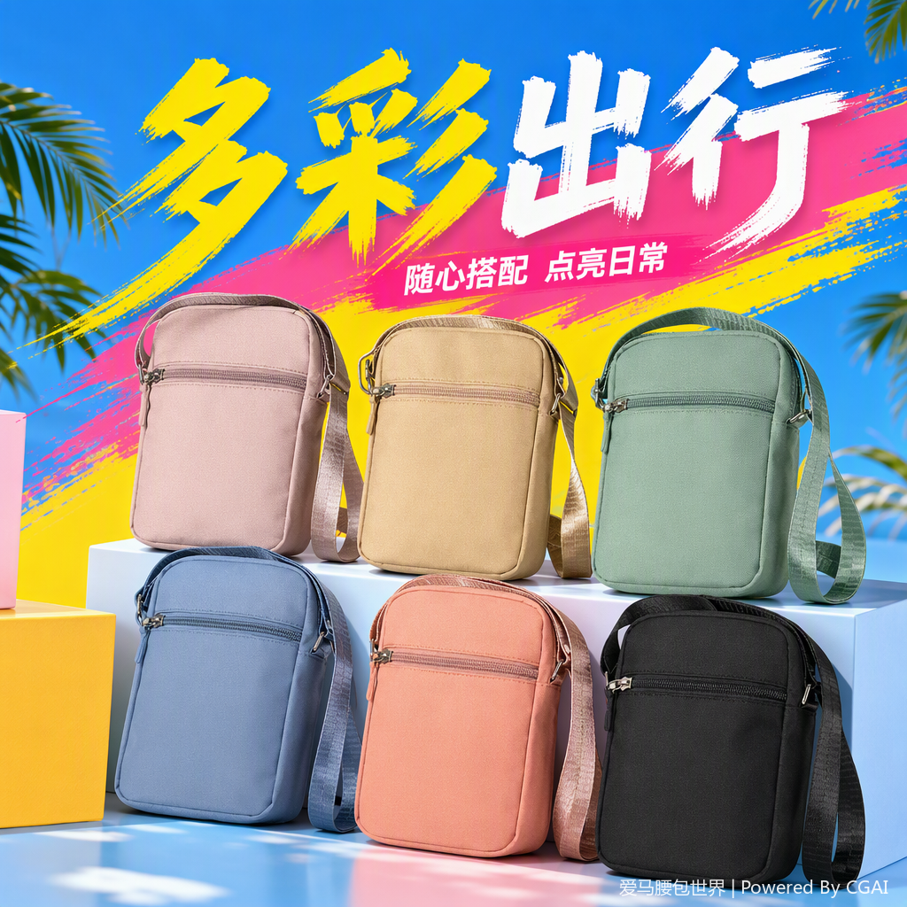 Colorido moda crossbody seis versátil casual ligero tendencia bolsa de mujer un hombro portátil opciones de colores múltiples Specification image