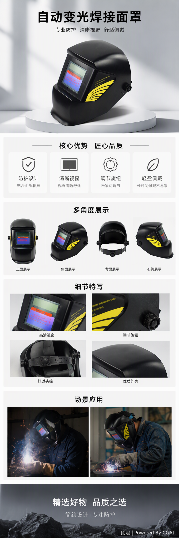 多功能面部防护面屏防飞溅防尘防护罩医用防护用品成人儿童通用款详情1