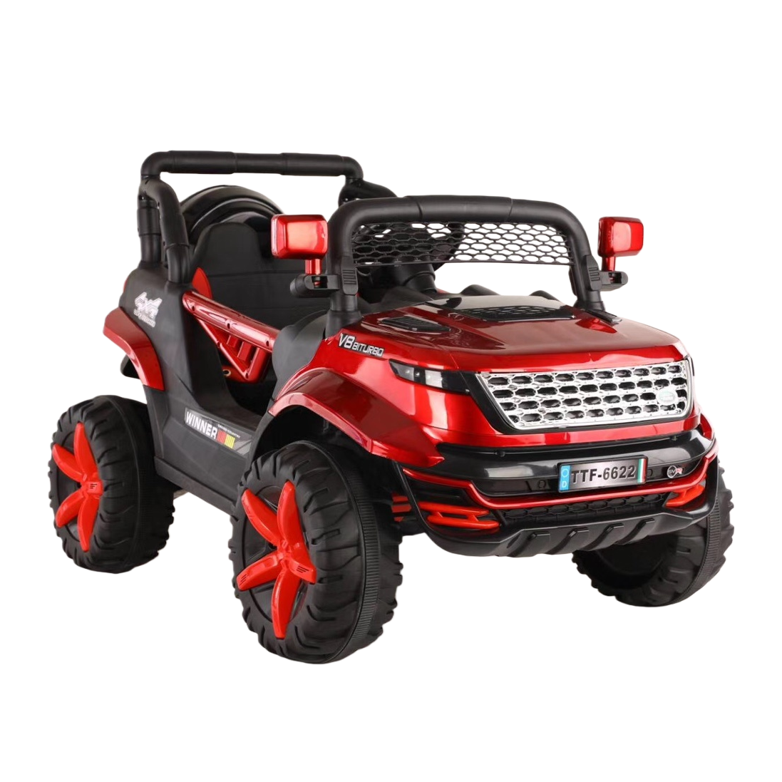 The children's electric stroller is multi-functional and can be used for sitting, lying down, a baby bed with a backrest seat, a baby stroller and a toy car. It is suitable for a wide range of ages