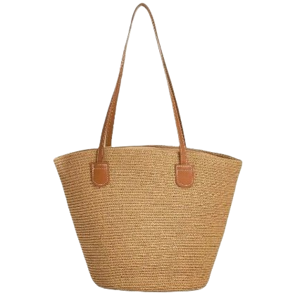 Hand-woven straw bag for women, casual and versatile, a fashionable, lightweight and trendy crossbody bag