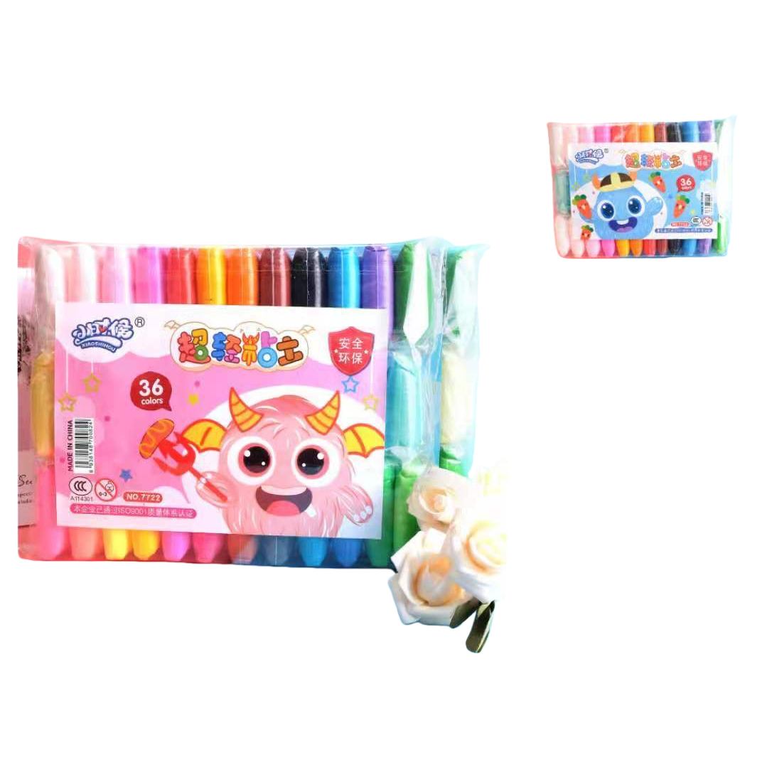 Fun educational and educational educational colored clay handicraft creative toys for children to learn hands-on DIY sand sculpture clay sets details Picture