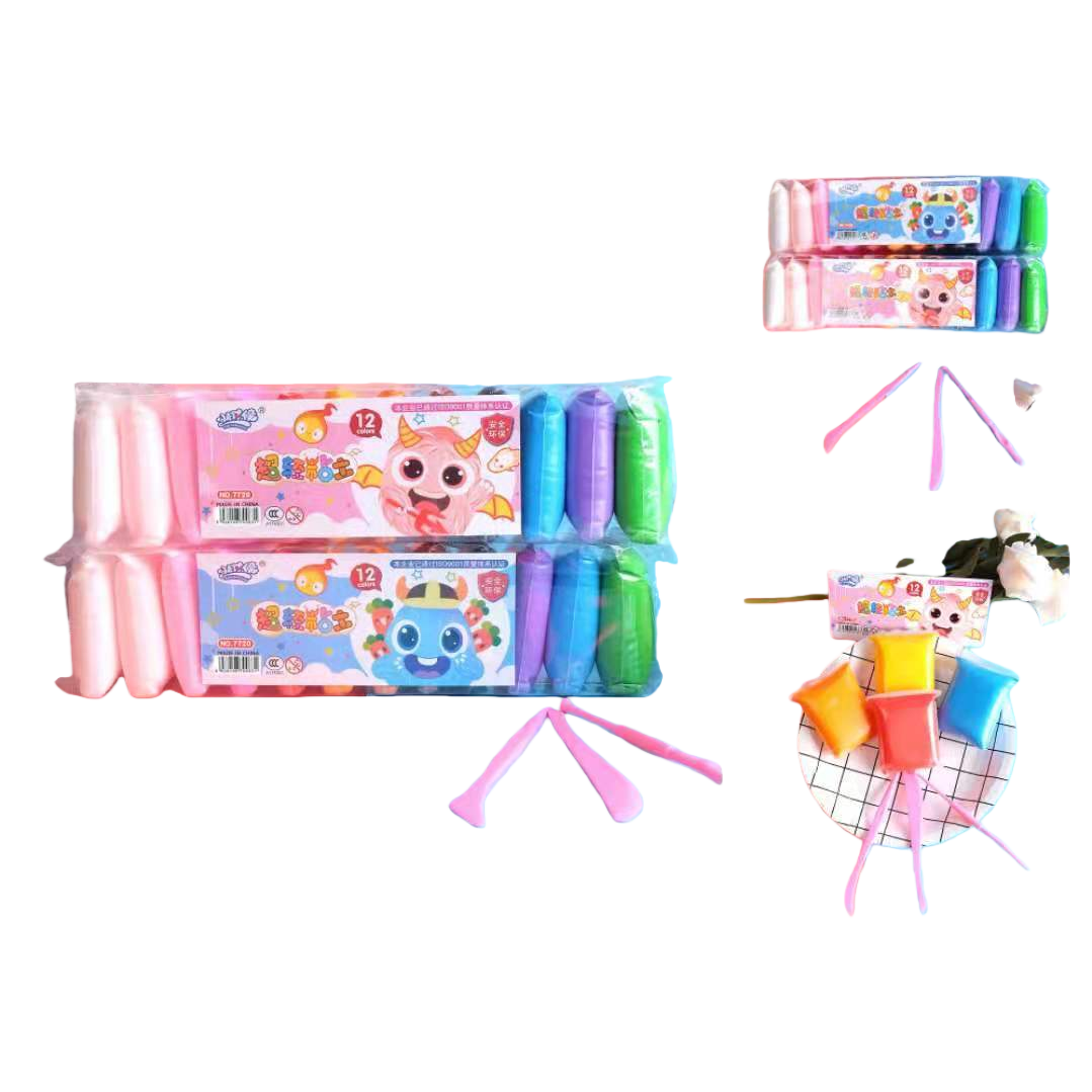 Children's educational clay set, creative handmade DIY educational toys, early childhood education and enlightenment toys gift box Item Picture