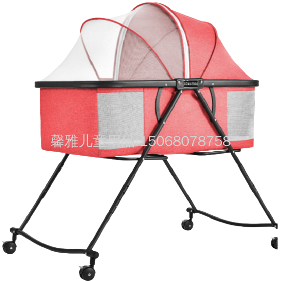 Imported baby and maternal cribs, safe, environmentally friendly, multi-functional baby cribs, detachable and washable baby bed supplies Item Picture