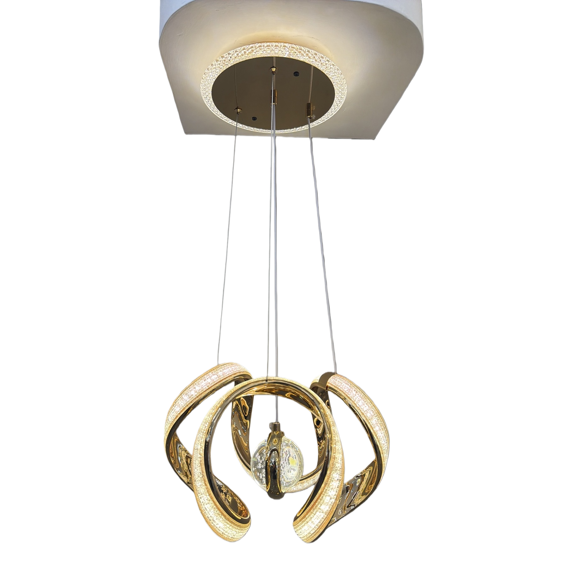 Modern and simple household chandeliers for living rooms, bedrooms and dining rooms, creative lighting fixtures and warm decorations Item Picture