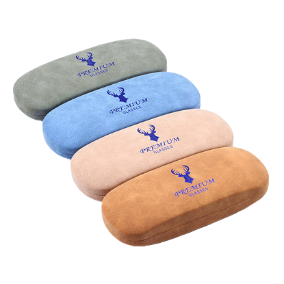 Fashionable eyeglass case, portable pressure-resistant protective bag, simple and trendy storage box, eyeglass storage bag accessories details Picture