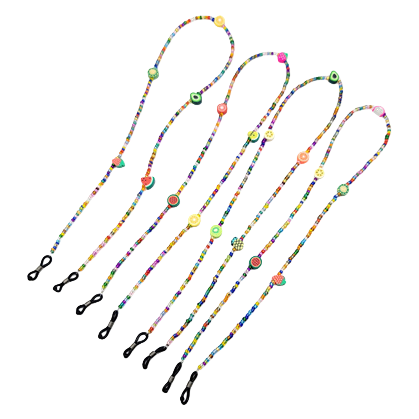 Gafas de silicona multifunción cadena antipérdida gafas de sol cadena anticaída cordones antideslizantes accesorios
